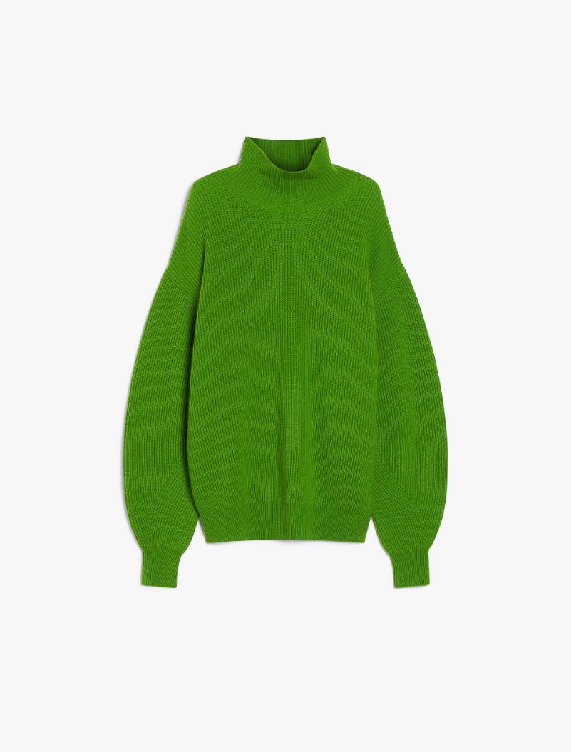 Veliero Green Polo Neck Jumper