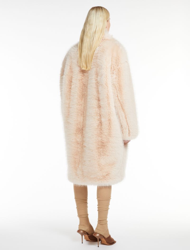 Manico Faux Fur Coat Pink