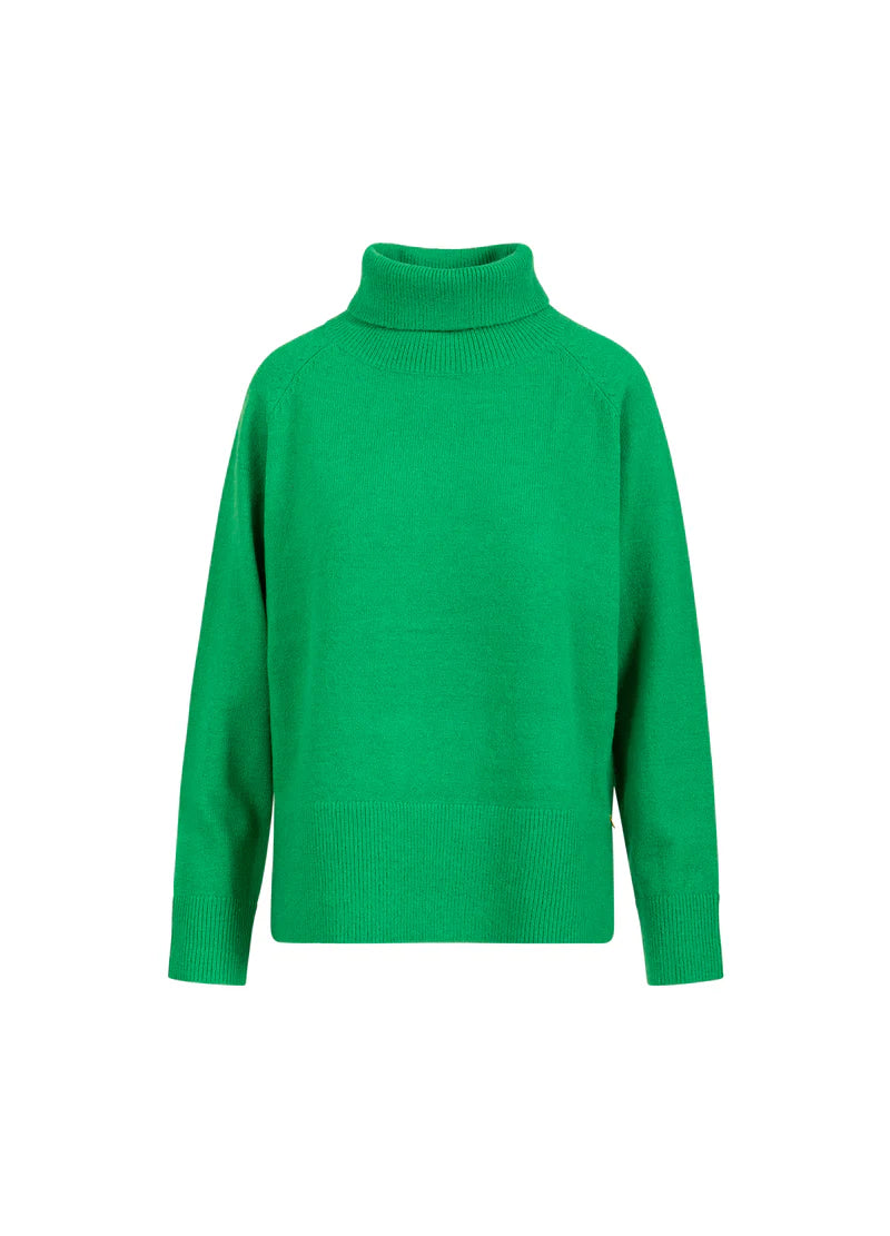 Coster Copenhagen Sweater Lush Green With High Neck