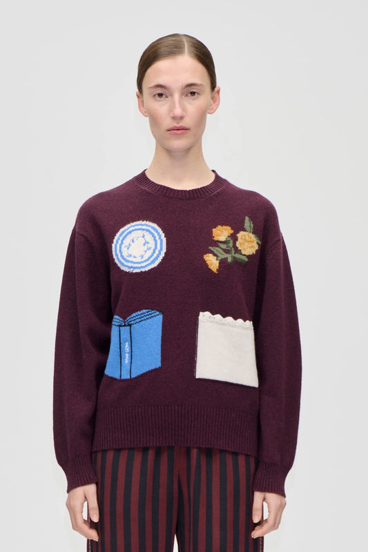 Stine Goya Storytelling Crewneck Sweater