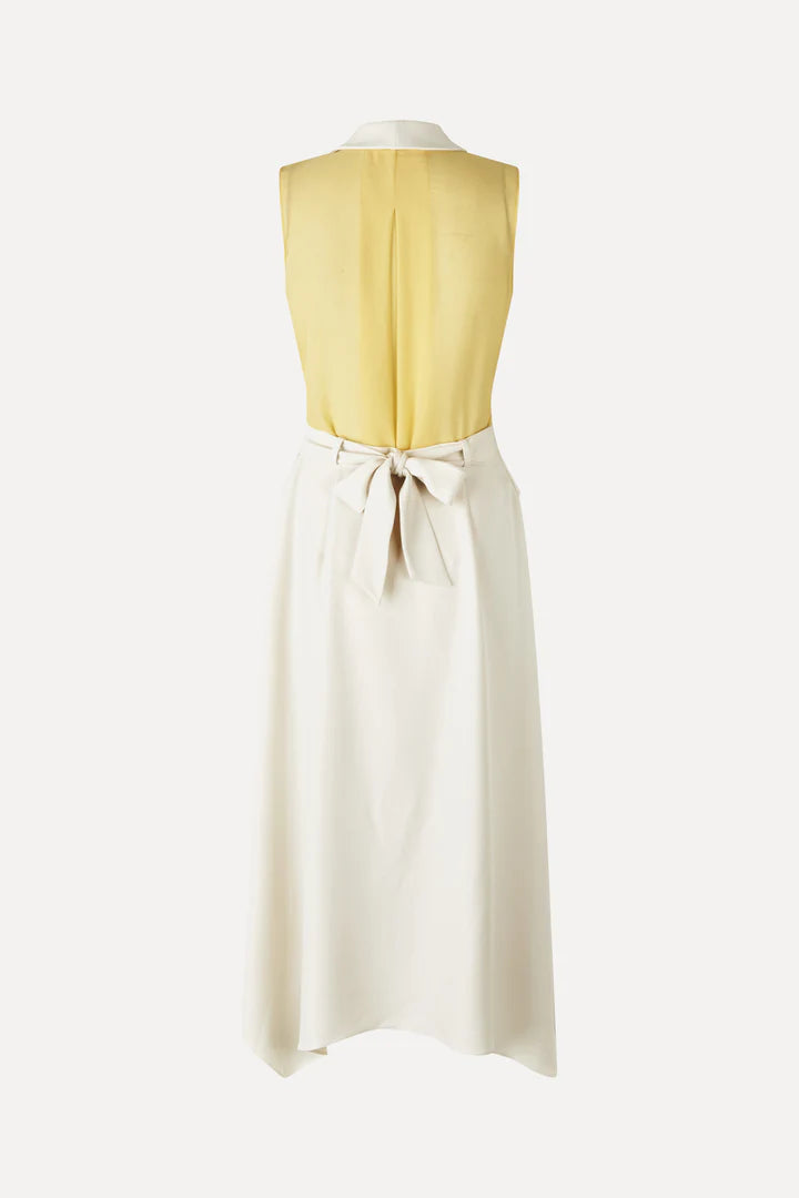 Stine Goya Matte Sheer Tailoring Handkerchief Dress