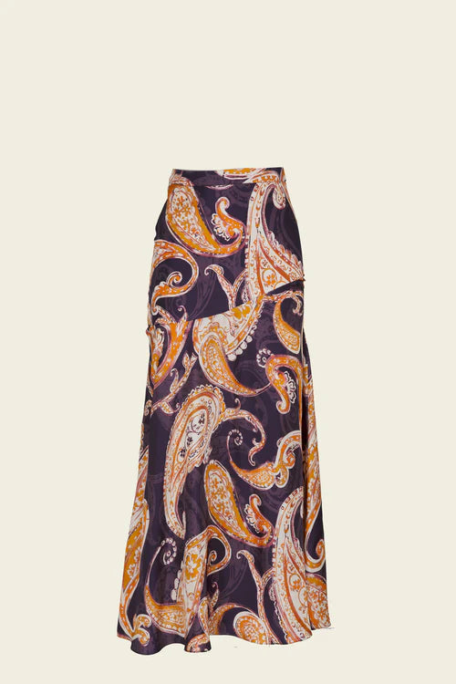 Phillipa 1970 Indie Multi Printed Skirt