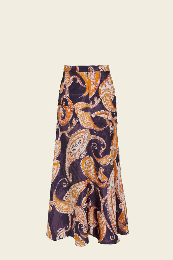 Phillipa 1970 Indie Multi Printed Skirt