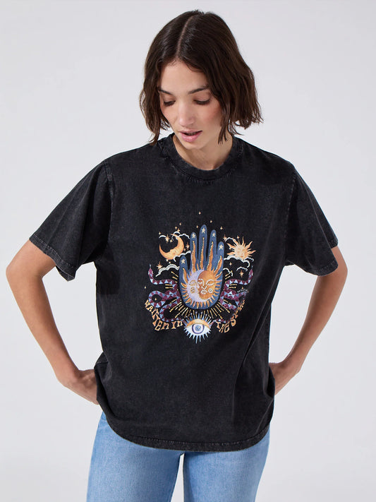 Hayley Menzies Black Written in The Star T Shirt