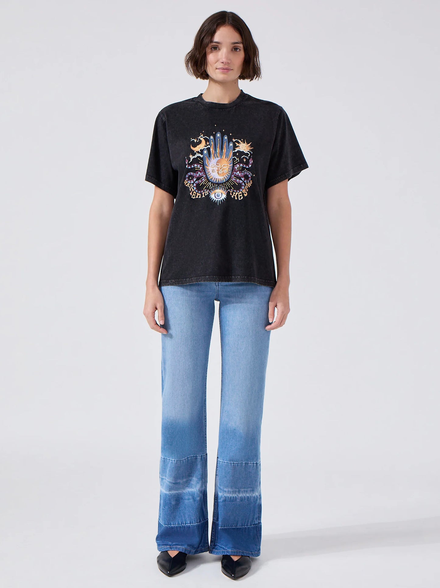 Hayley Menzies Black Written in The Star T Shirt