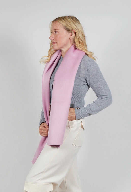 Pink Double Sided Wool Scarf