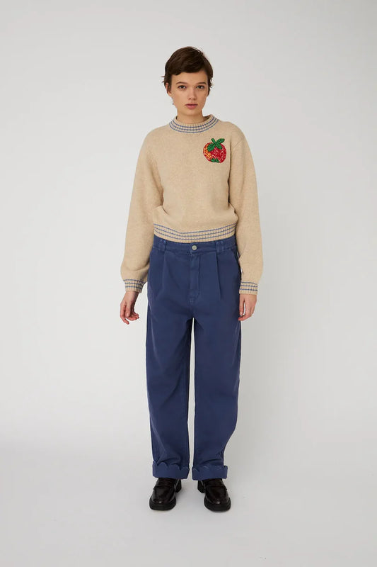 Stella Nova Embroidered Apple Sweater