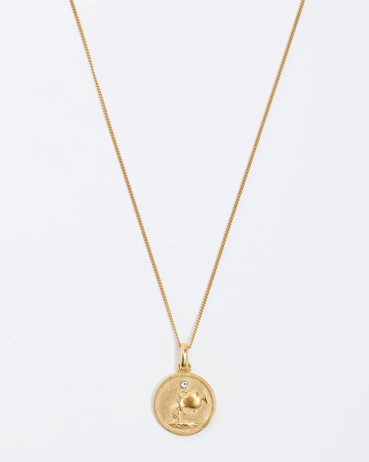Soru Zodiac Pendant Necklace Aquairis