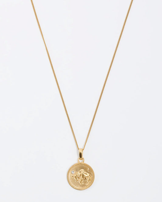 Soru Zodiac Pendant Necklace Taurus