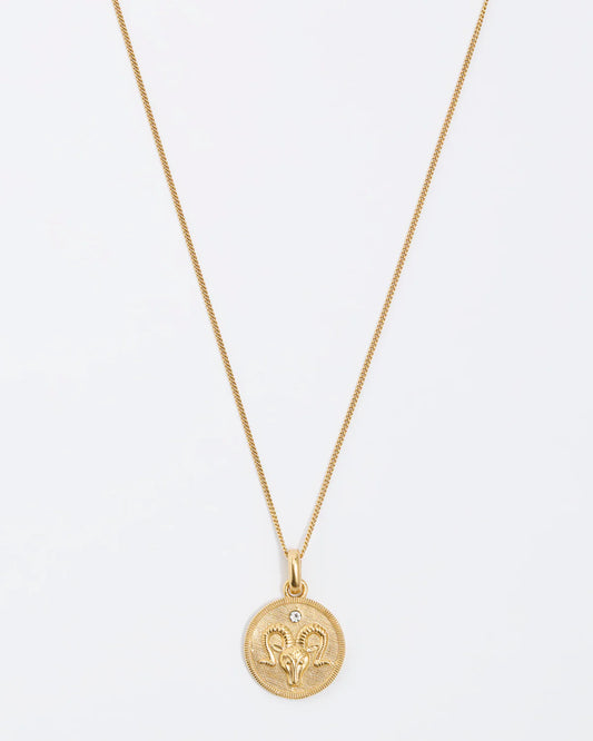 Soru Zodiac Pendant Necklace Aries
