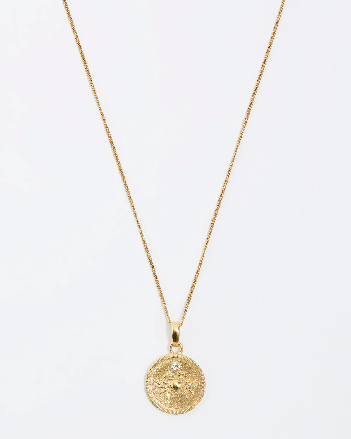Soru Zodiac Pendant Necklace Cancer