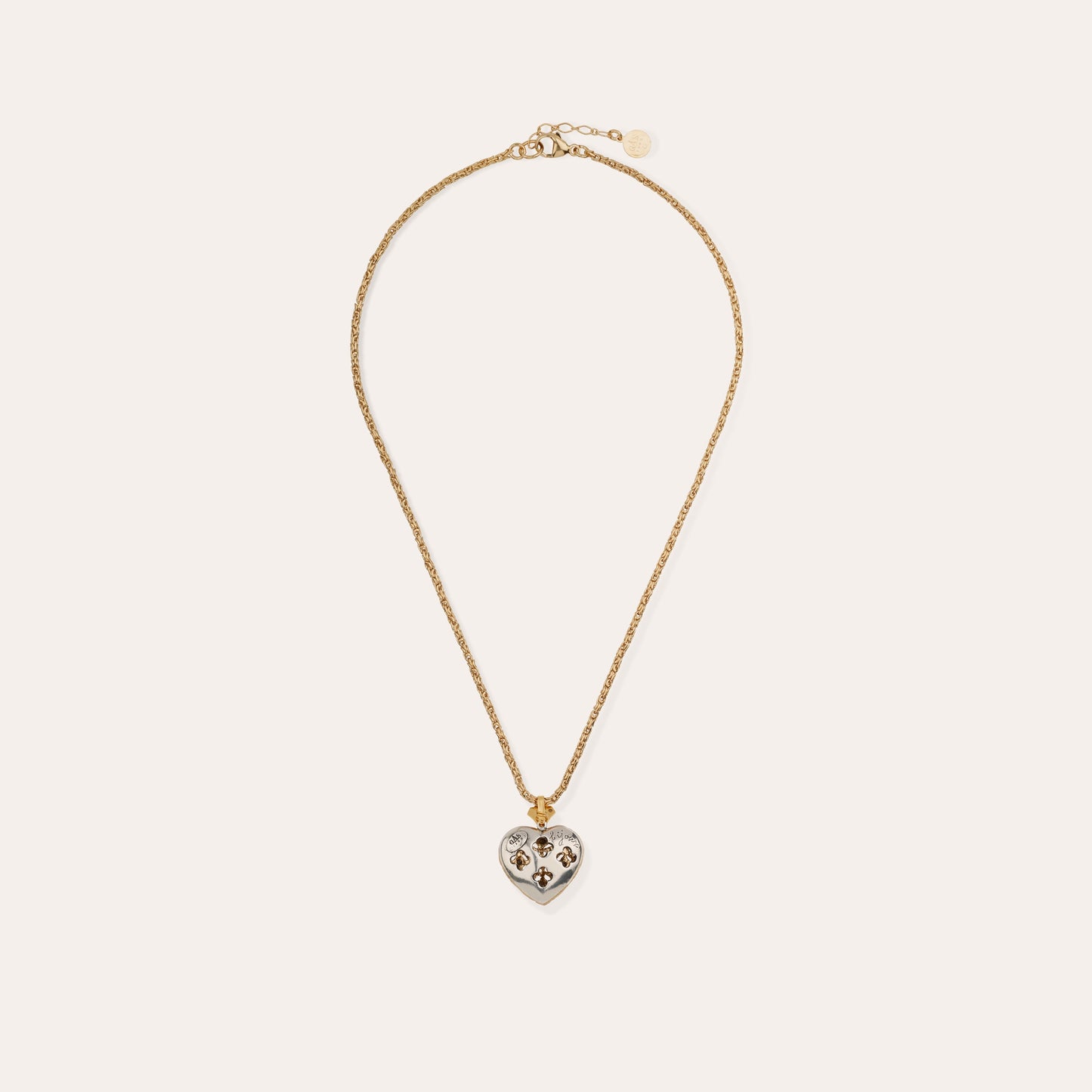 Gas Bijoux Heart Shaped Locket With Necklace