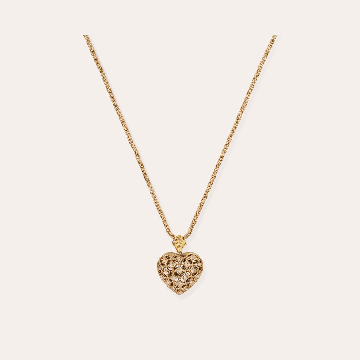 Gas Bijoux Heart Shaped Locket With Necklace