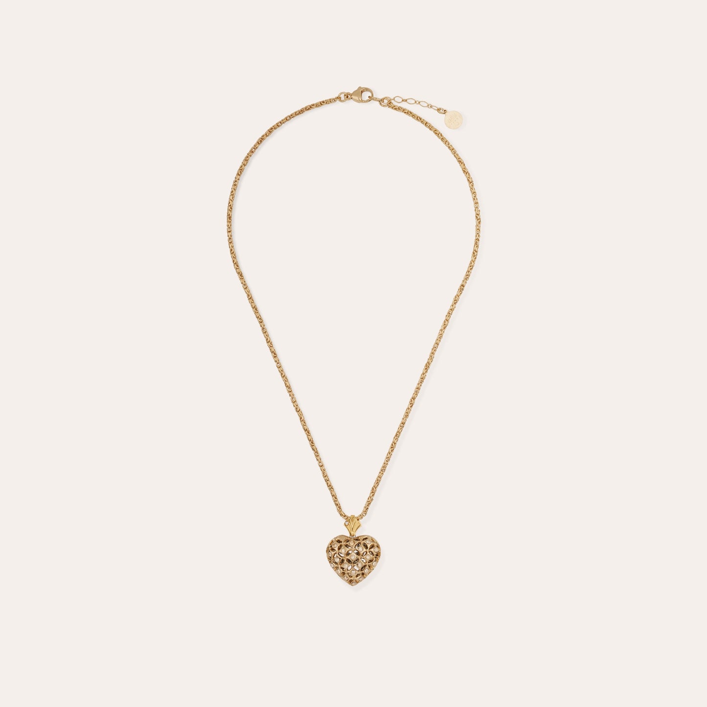Gas Bijoux Heart Shaped Locket With Necklace