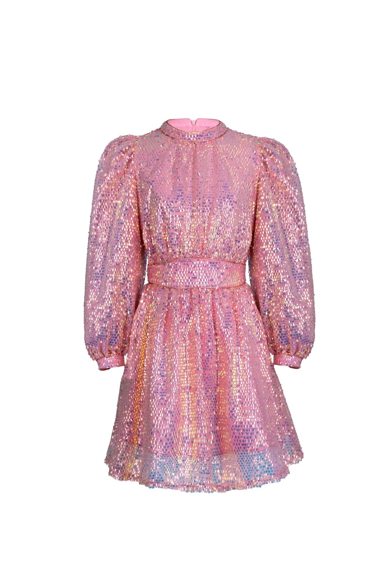 Ezili Pink sparkle sequence mini dress