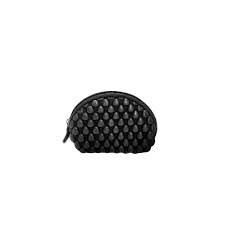 Tissa Fontaneda Half Moon Purse Black