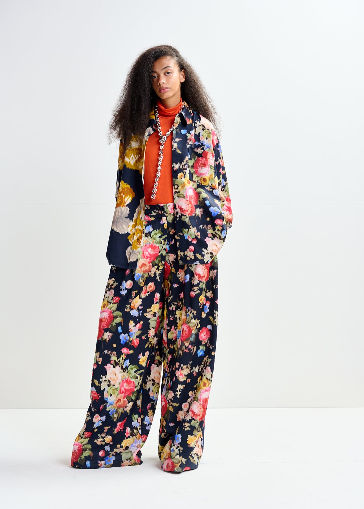 Essentiel Antwerp Jertice Jersey Turtle Neck Nectarine