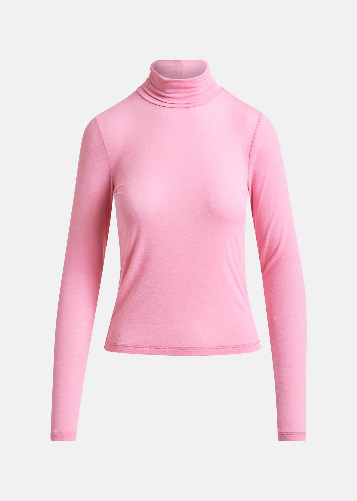 Essentiel Antwerp Jertice Jersey Turtle Neck Pinky Sugar