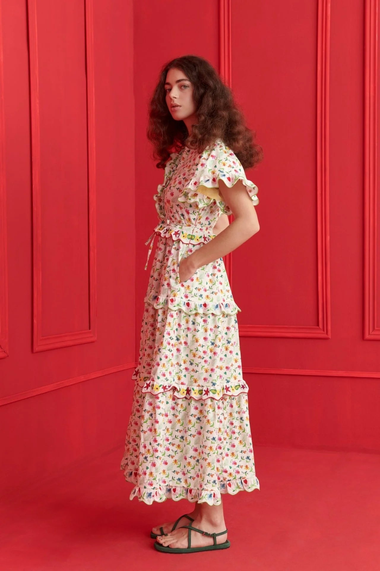 Celia B Nebula Dress Floral Printed Dress