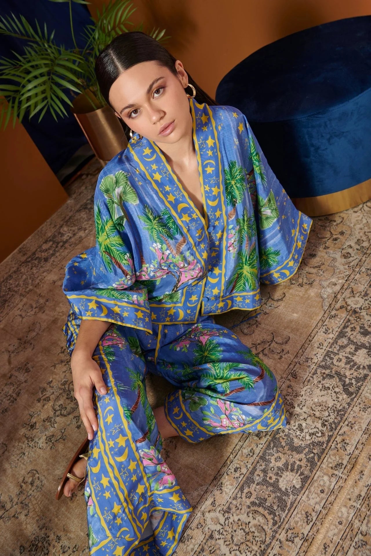 Celia B Noche Top Blue