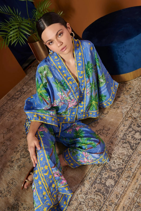 Celia B Noche Top Blue