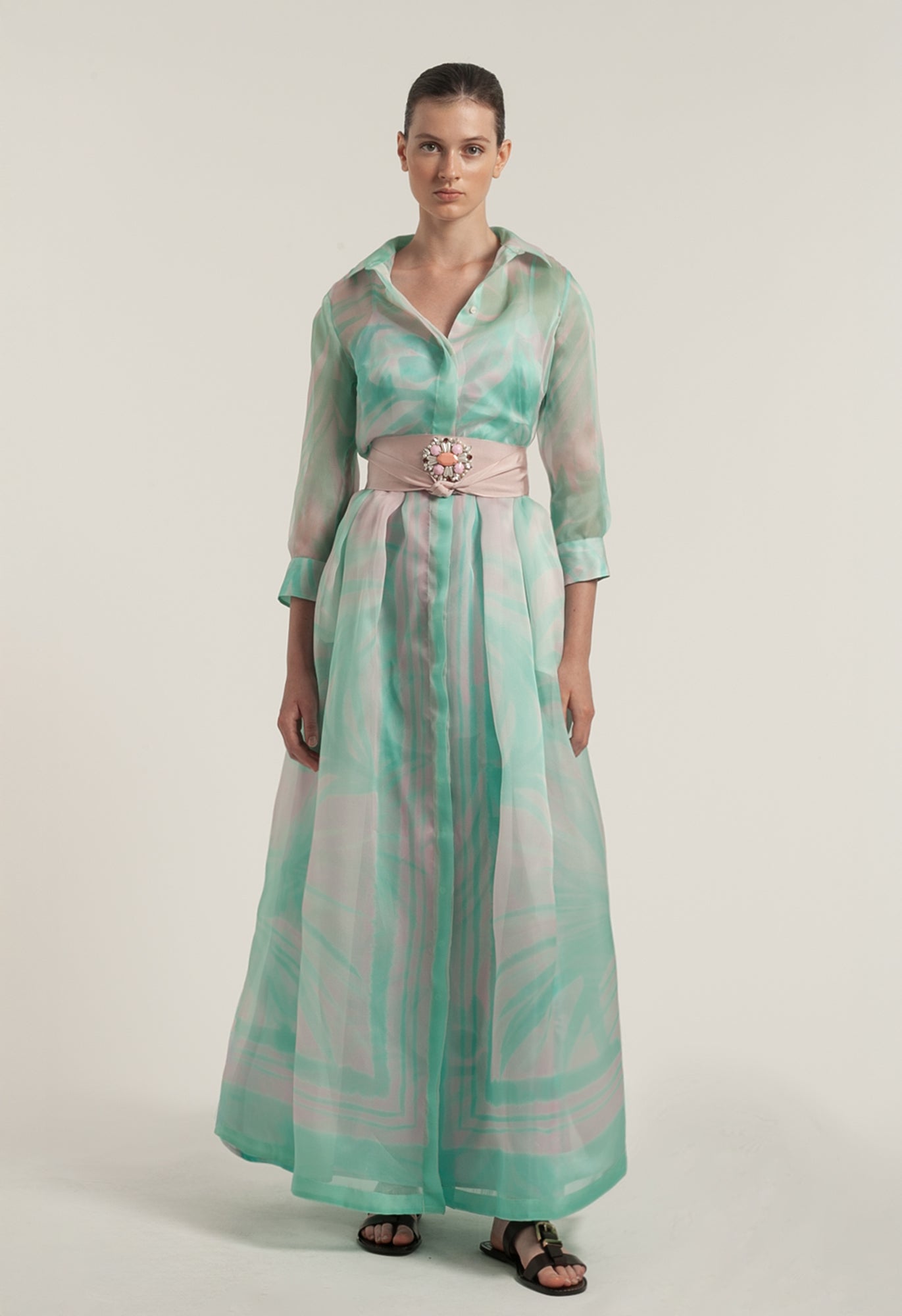 Sara Roka Acqua Palms Dress