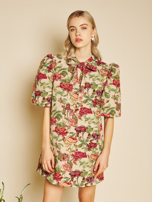 Sister Jane Petunia Tapestry Mini Dress
