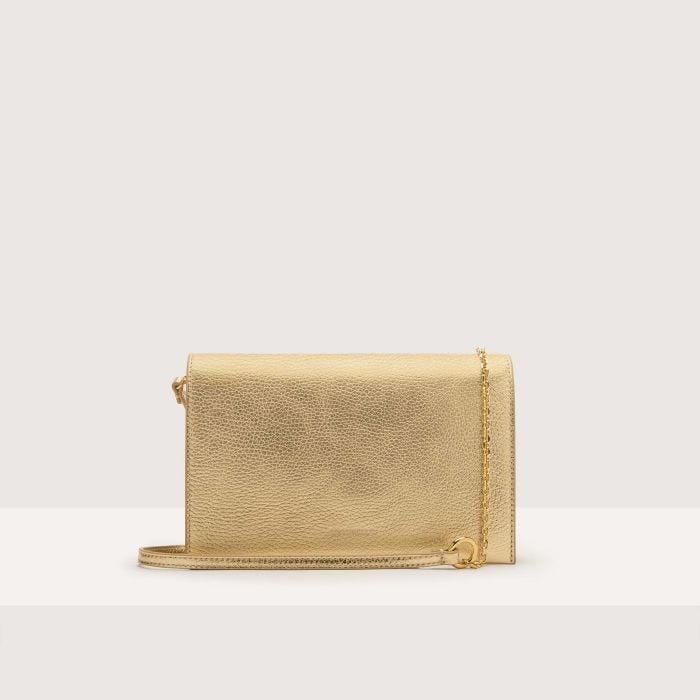 Coccinelle Gold Dandy Clutch