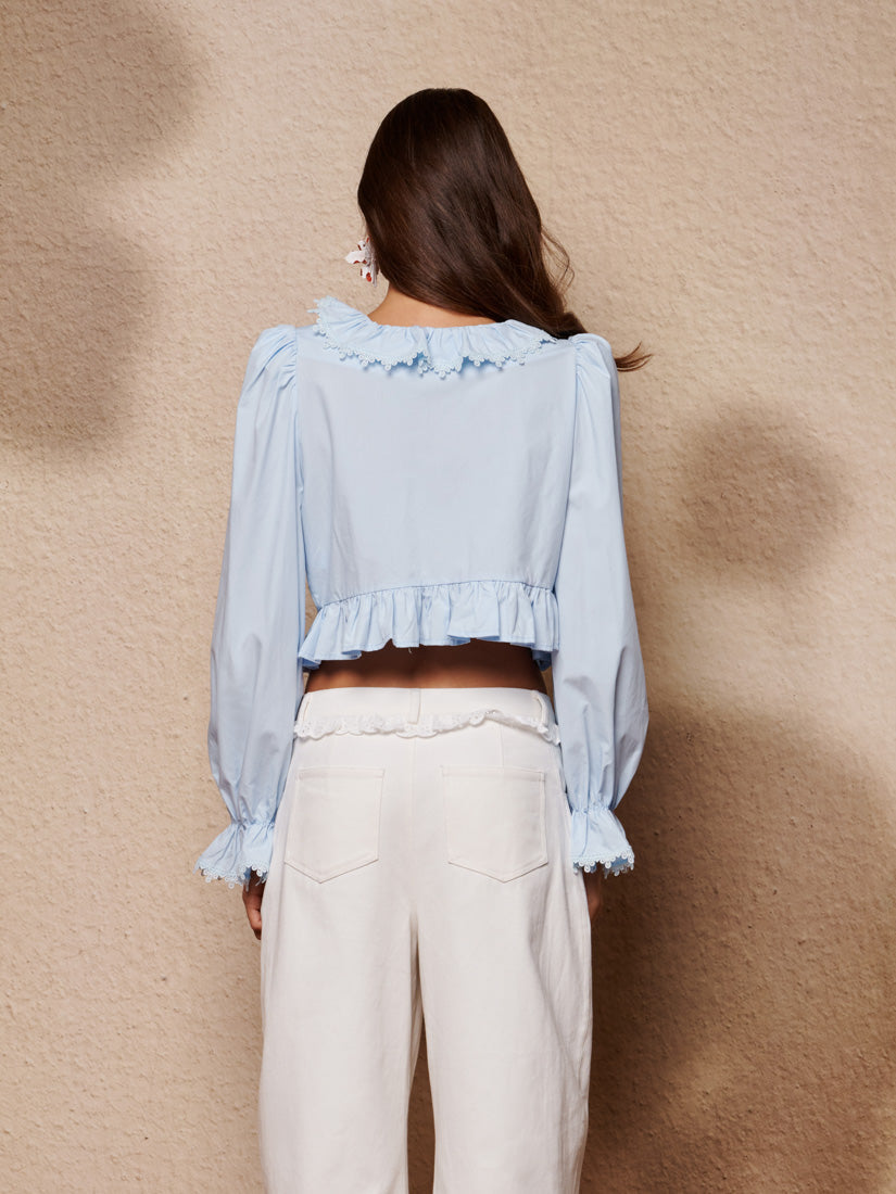 Sister Jane Veil Ruffle Top