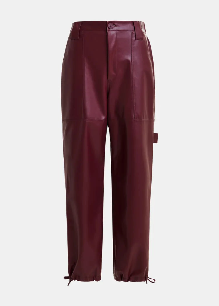 Essentiel Antwerp Faux Leather Trousers