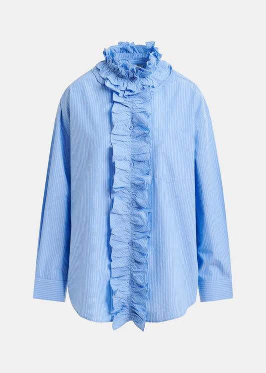 Essentiel Antwerp Ruffle Neckline Blouse