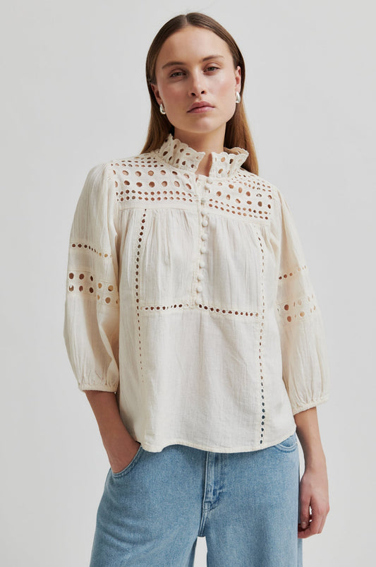 Second Female Brunie Ecru Blouse