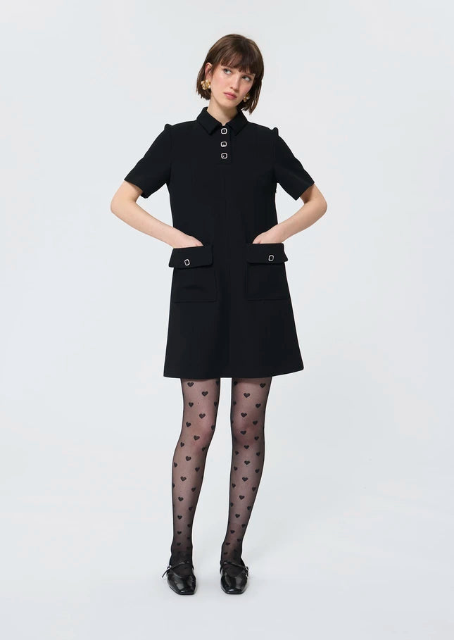 Tara Jarmon Roanne Black Dress