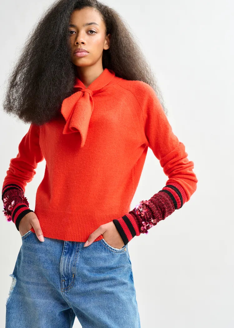 Essentiel Antwerp Invited Poppy Cashmere Jumper