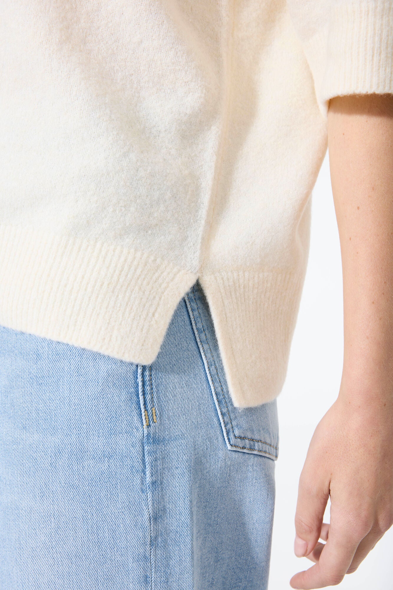 Garcia White Short sleeve Knit