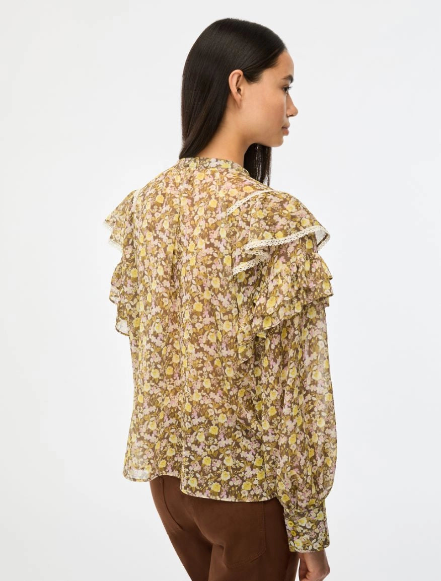 Iblues Iblmitico Printed Ruffle Shirt