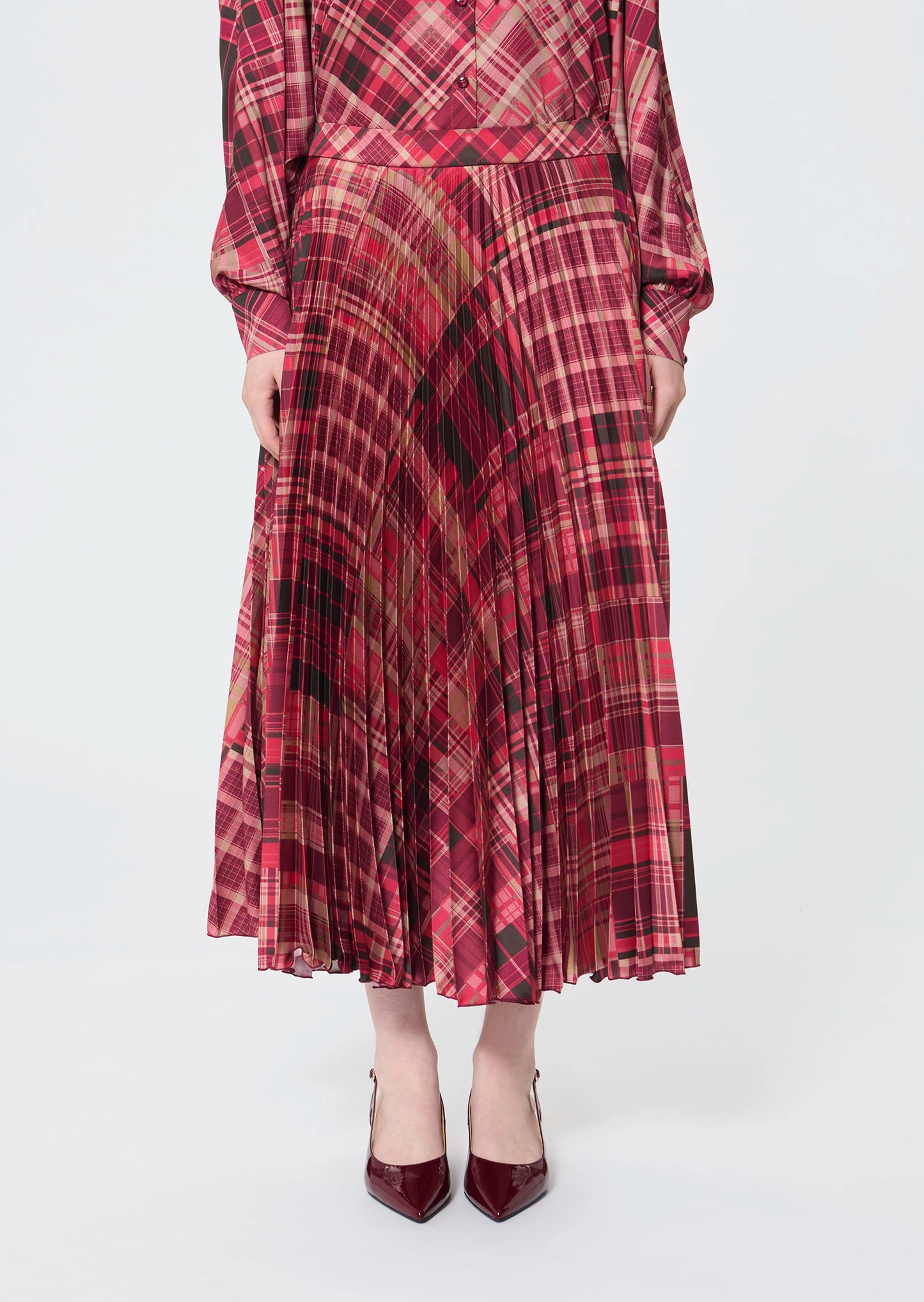 Tara Jarmon Juline Pleated Full Skirt