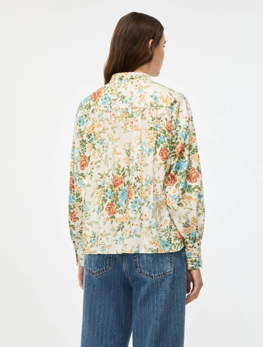 Iblues Iblelmi Cream Printed Shirt