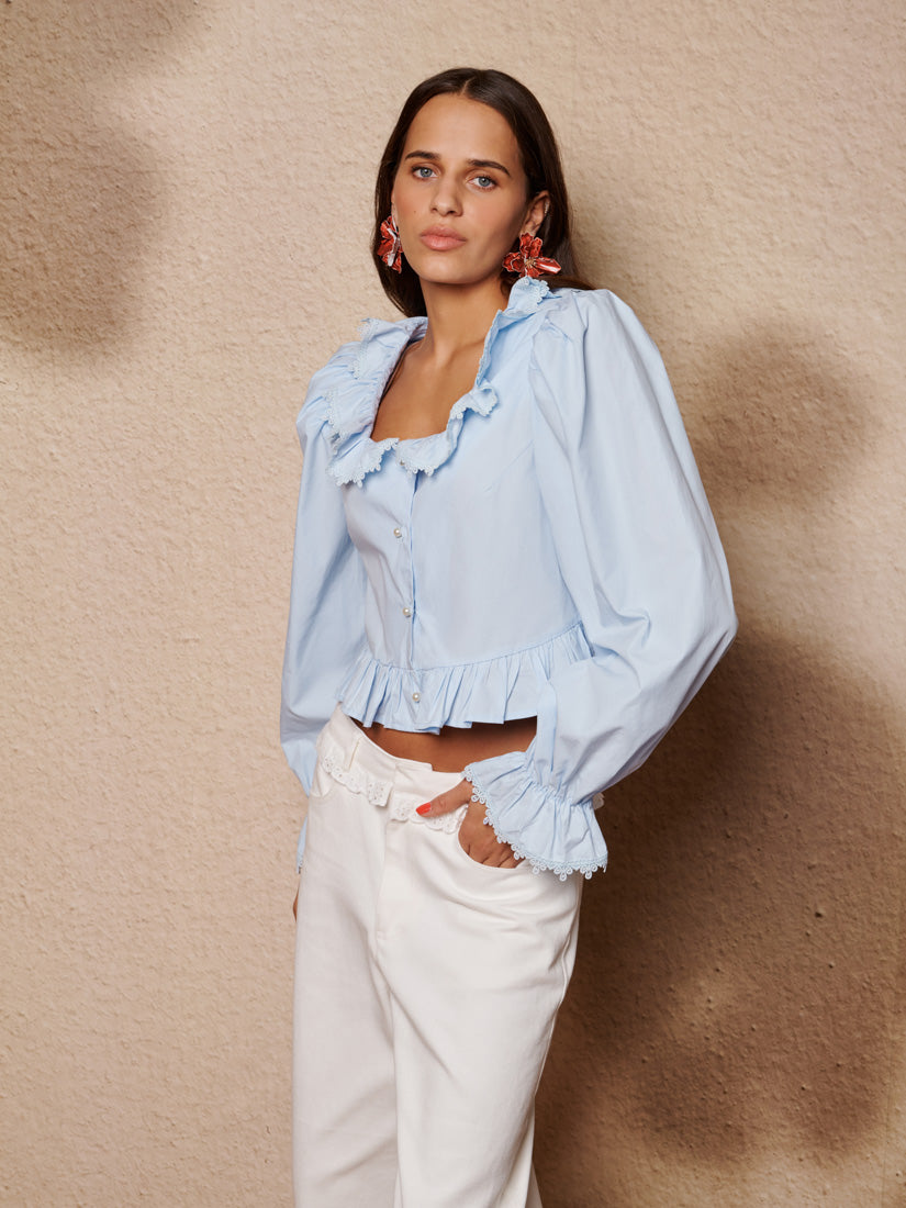 Sister Jane Veil Ruffle Top