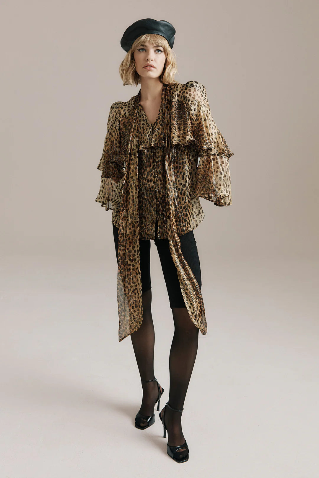 Queens Of Archive Bea Cape Blouse