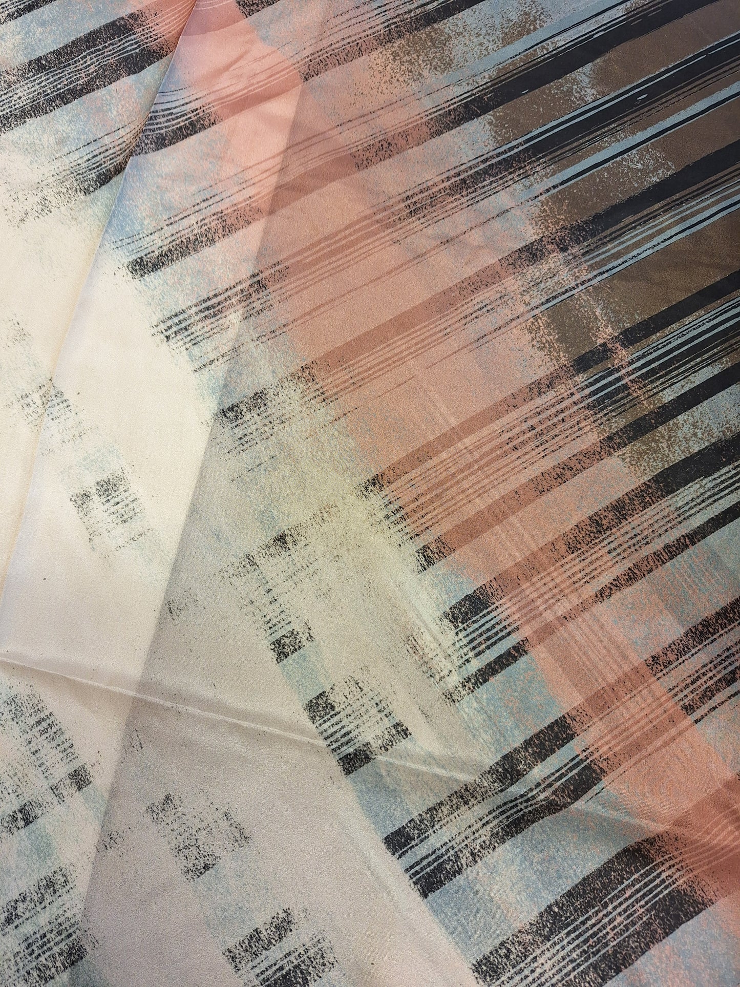 Gustav Rust/Ivory Silk Scarf