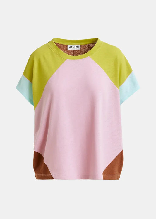 Essentiel Antwerp Hin Linen Colourblack T-Shirt