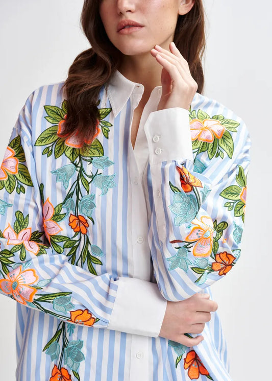 Essentiel Antwerp Hotswolds Embroidered Shirt