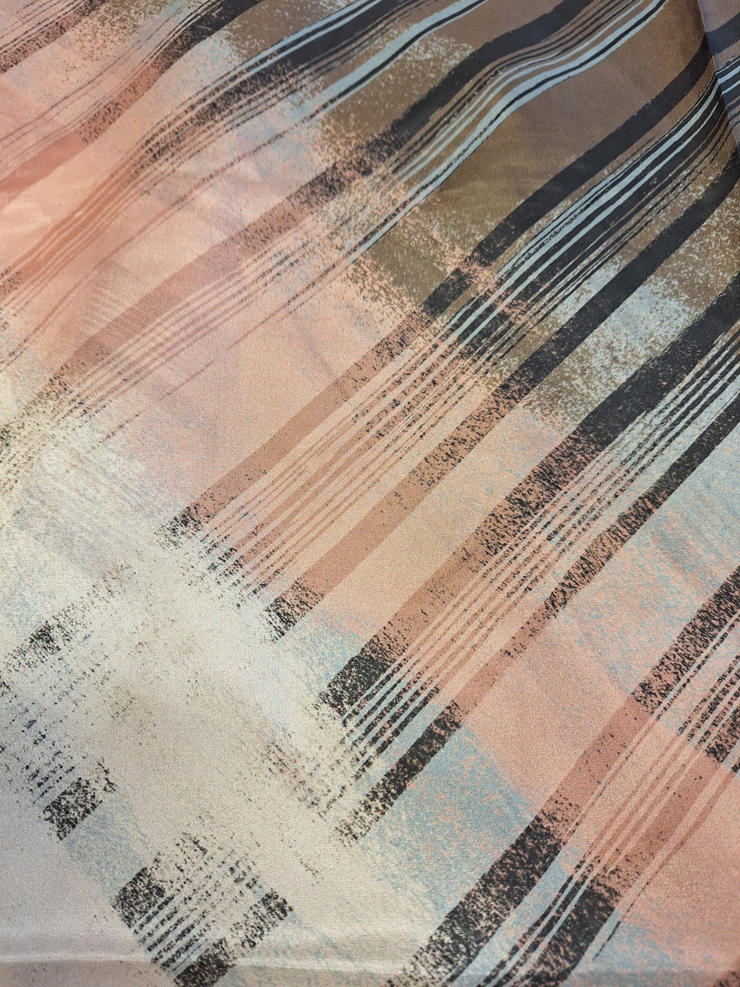 Gustav Rust/Ivory Silk Scarf