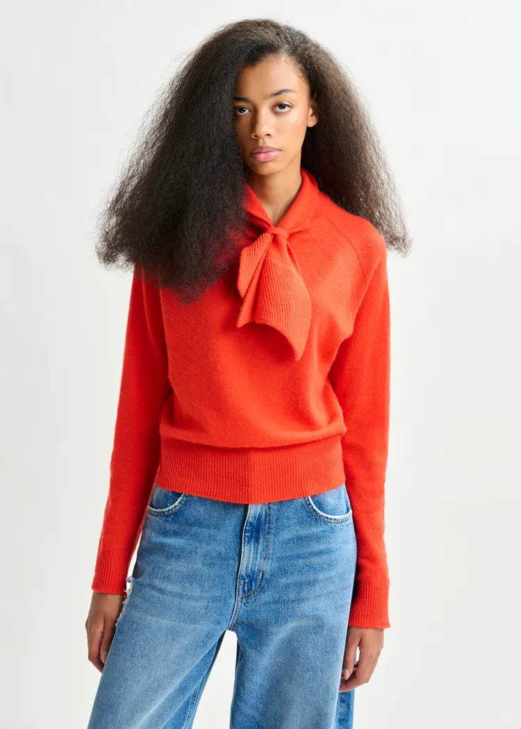 Essentiel Antwerp Invited Poppy Cashmere Jumper
