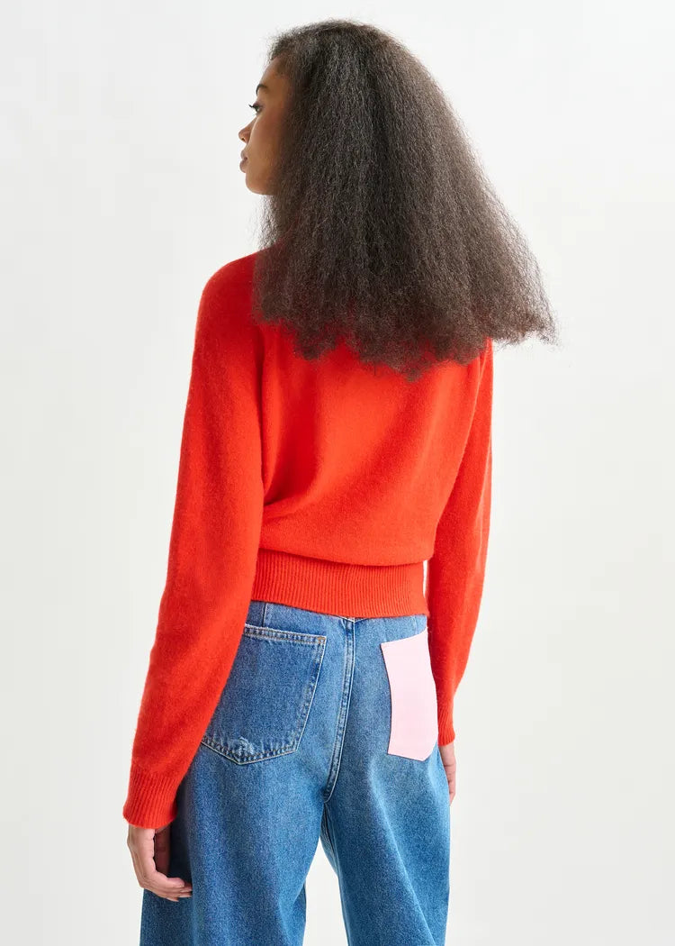 Essentiel Antwerp Invited Poppy Cashmere Jumper