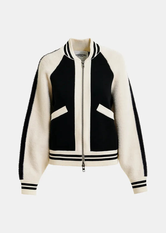 Essentiel Antwerp Knitted Bicolour Jacket