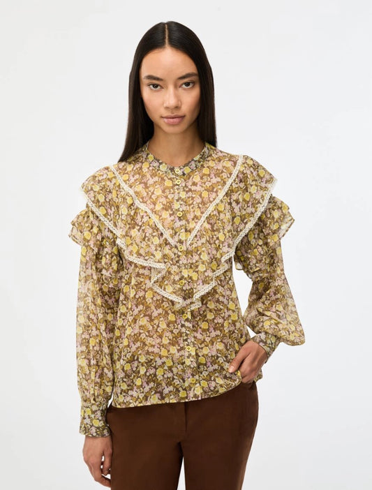 Iblues Iblmitico Printed Ruffle Shirt