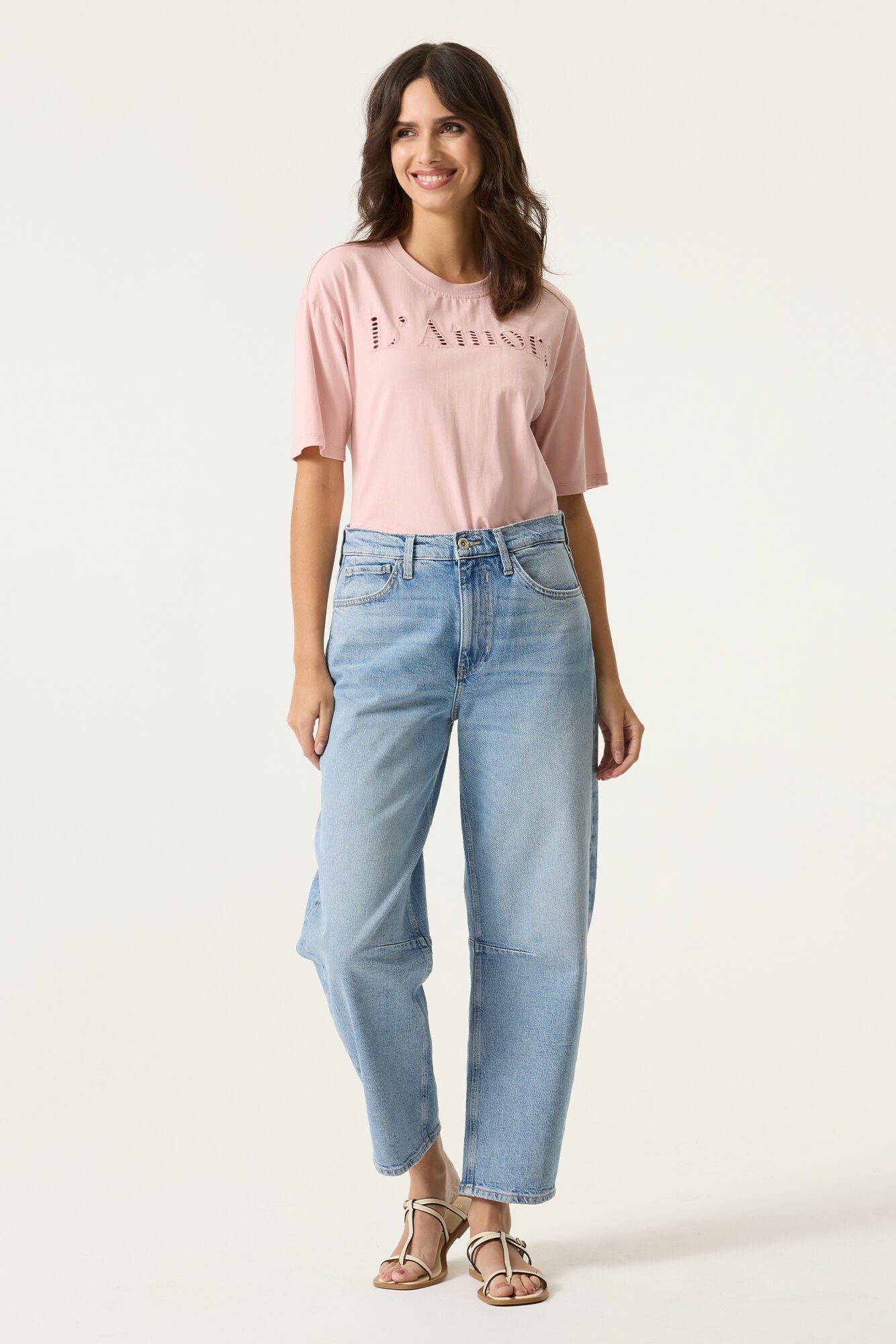 Garcia Dusty Pink T Shirt