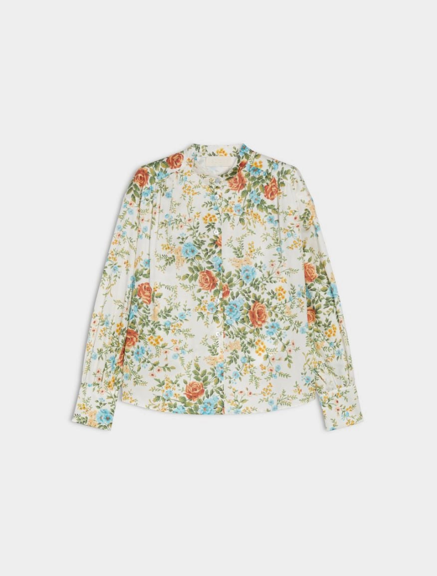 Iblues Iblelmi Cream Printed Shirt